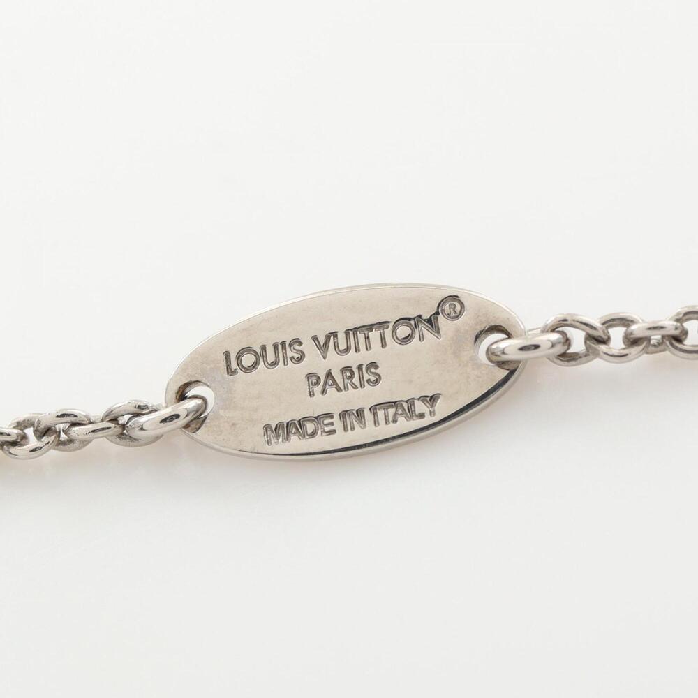 LOUIS VUITTON Silver Necklace - Picture 5 of 6